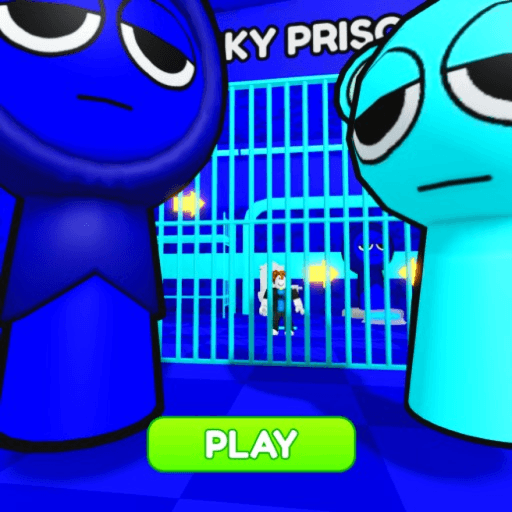 JEVIN VS SKY SPLANKI'S PRISON RUN! (Obby) Roblox gameplay screenshot