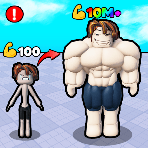 [Loot☘️]Stronger than your friend simulator Roblox game thumbnail