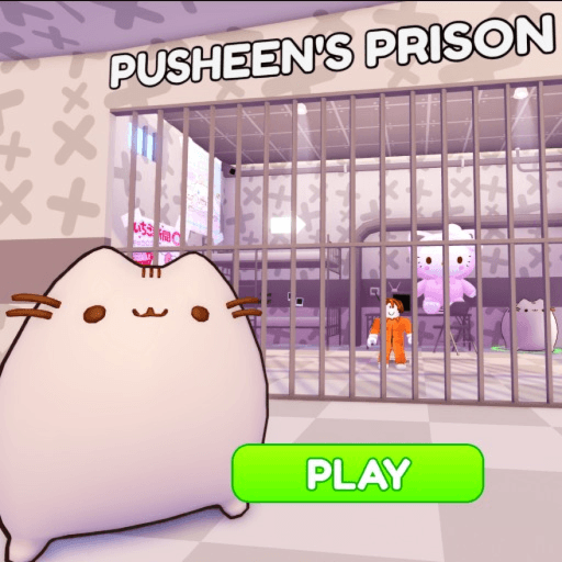 PUSHEEN'S PRISON RUN! (Obby) Roblox game thumbnail