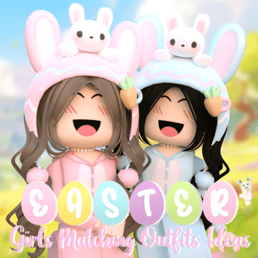  [NEW🐰] Easter Girls Matching Outfits Ideas Roblox game thumbnail