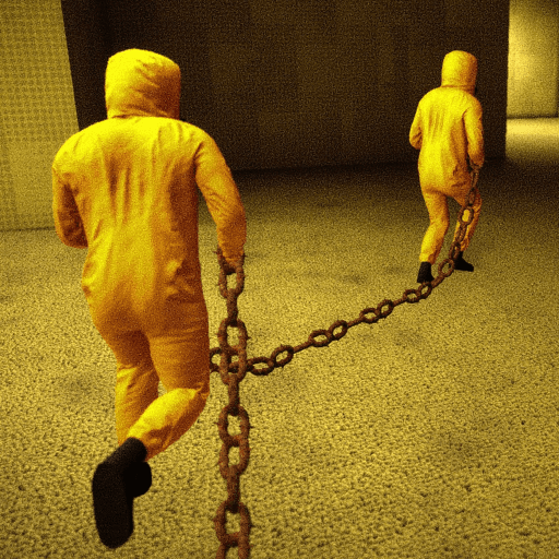 Chained in Backrooms Roblox gameplay screenshot