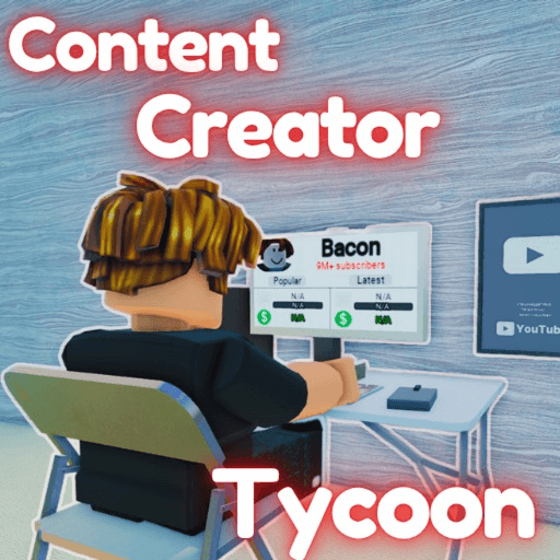 Content Creator Tycoon Roblox gameplay screenshot
