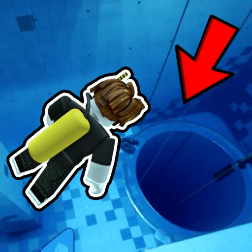 Deepest Swimming Pool Ever Obby Roblox game thumbnail