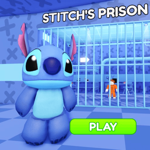 STITCH'S PRISON RUN! (Obby) Roblox game thumbnail