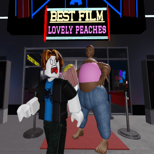 LOVELY PEACHES AT THE MOVIES🍿 🎞🎥 Roblox gameplay screenshot