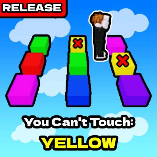 Obby But You Can't Touch A Color Roblox game stats