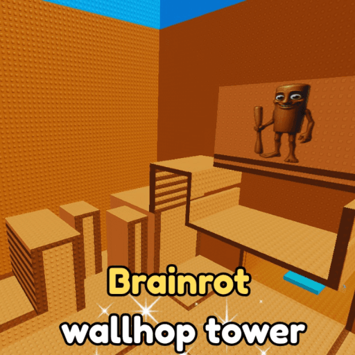 Brainrot Wallhop Tower Roblox gameplay screenshot