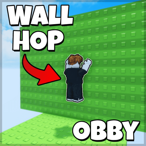 HARD Wall Hop Stage Obby Roblox game thumbnail