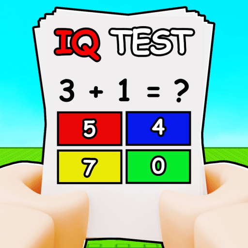 Give IQ Tests Tower 📝 Roblox gameplay screenshot