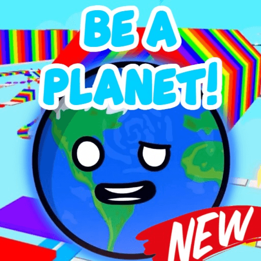 Obby but you're a Planet! Roblox game thumbnail