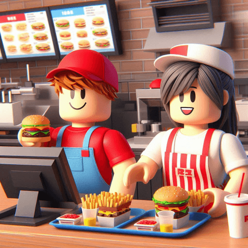2 Player Fast Food Tycoon 🍟 Roblox gameplay screenshot