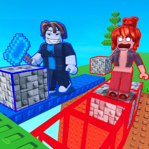 Block and Mine 🧱 [2 Player Obby]  Roblox game thumbnail