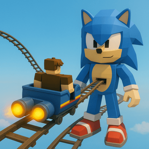 Cart Ride Into SONIC! Roblox game thumbnail