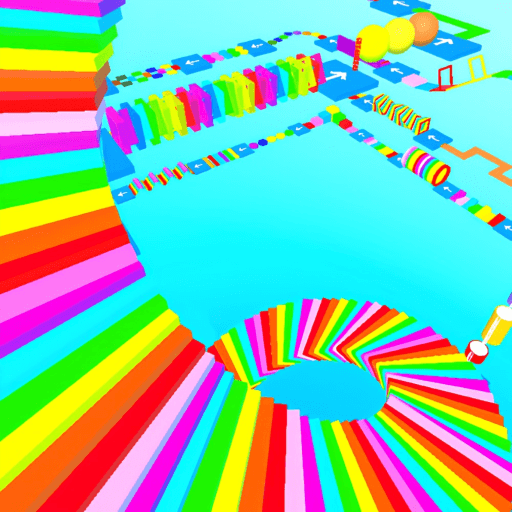 Rainbow Mega Obby Roblox game thumbnail