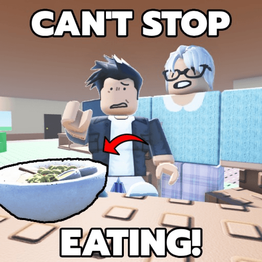 CAN'T STOP EATING Roblox gameplay screenshot