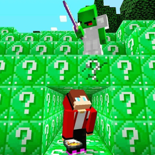 ⛏️ModdedCraft💚 (EMERALD LUCKY BLOCKS) Roblox game thumbnail