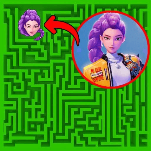 KPop Demon Hunters Maze Escape 🌟 Roblox game thumbnail