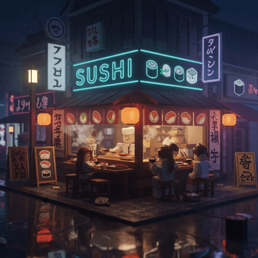 Sushi Shop Tycoon! 🍣😋 Roblox gameplay screenshot
