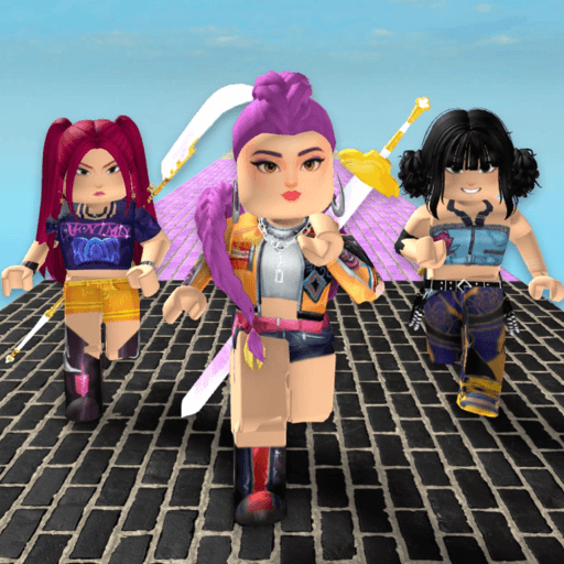 KPop Demon Hunters Speed Clicker 🎤⚡ Roblox game thumbnail