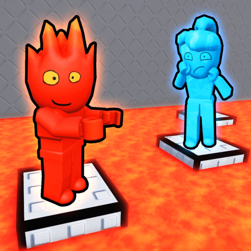 Fire & Water [2 Player Obby] Roblox game thumbnail
