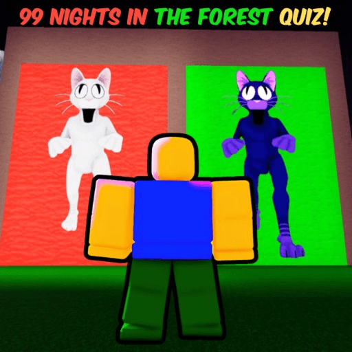 99 Nights in the Forest QUIZ! [CAVES UPDATE!] Roblox gameplay screenshot