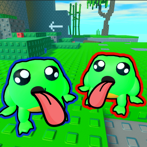 Frog Friends [2 Player Obby] Roblox game thumbnail