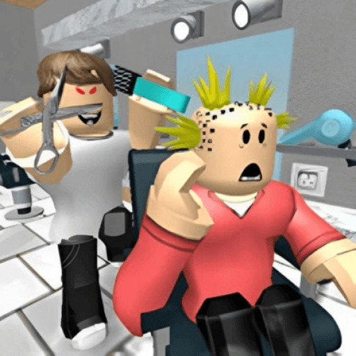 Escape The Barber Obby (NEW) Roblox game thumbnail