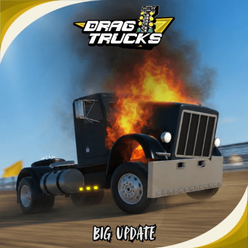 [UP1.6📢] DragTrucks Roblox game thumbnail