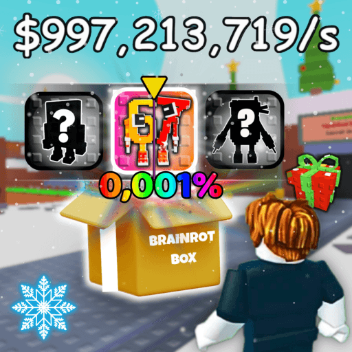 [🎄] Open a Brainrot Box Roblox game thumbnail