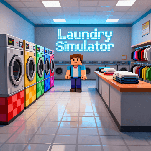 Laundry Store Simulator Roblox game thumbnail