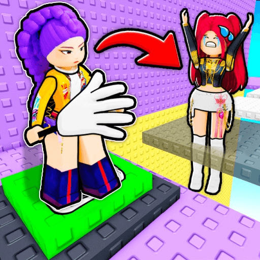 🎤 K-Pop Demon Hunters Trolling Tower 💜 Roblox game thumbnail