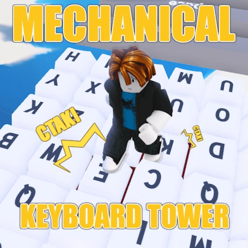 (Linear) Mechanical Keyboard Tower Roblox game thumbnail