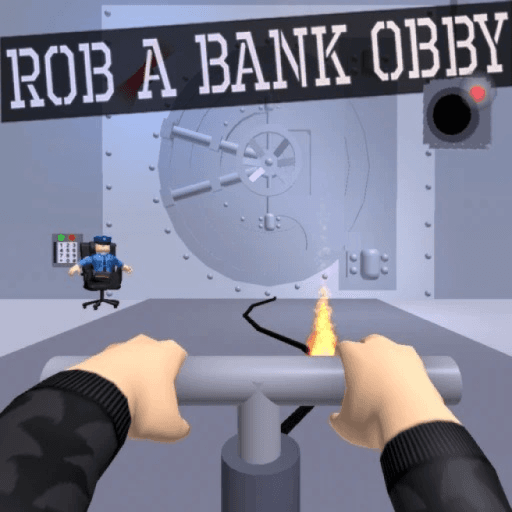 ROB BANK OBBY! Roblox game stats