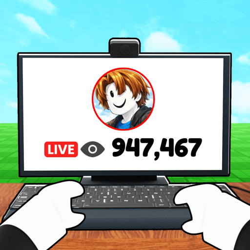 Streamer Tycoon Roblox gameplay screenshot