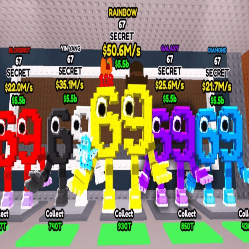 💸 SAB ADMIN! 67 Roblox game stats