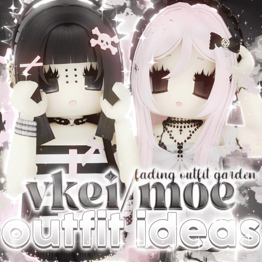 [moe/vkei 🌸] fading outfit garden Roblox gameplay screenshot