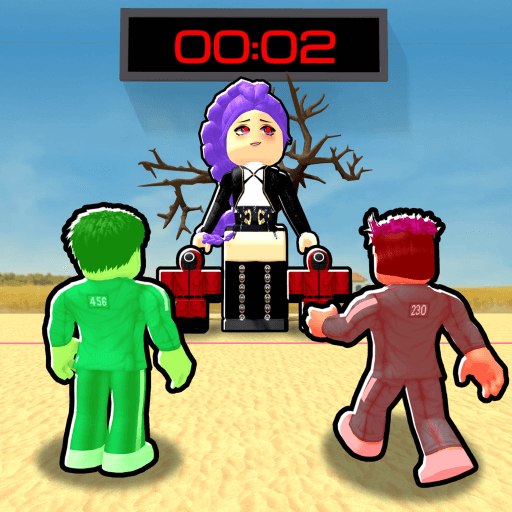 KPop Demon Hunters Red Light Green Light Roblox gameplay screenshot