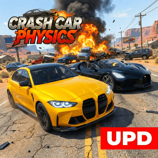 [HUGE UPD🚗] Crash Car Physics Roblox game thumbnail