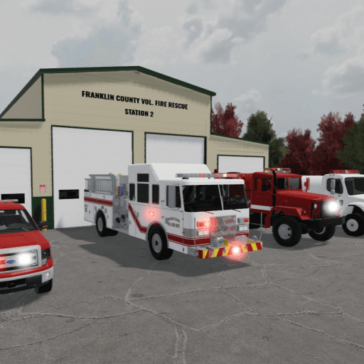 Franklin County Volunteer Fire Department Station2 Roblox game thumbnail