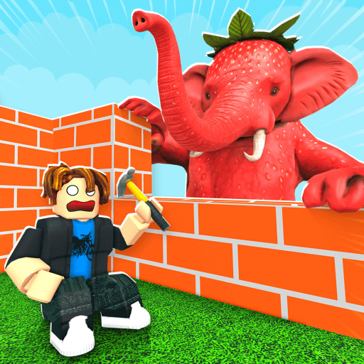 Build to Survive the Brainrots! Roblox game thumbnail