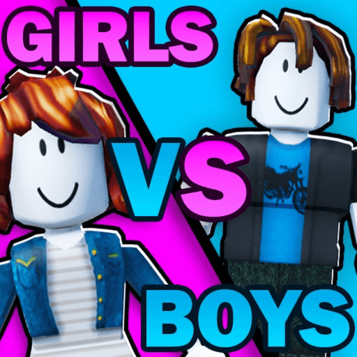 ⚔️Boys VS Girls Battle Roblox game thumbnail