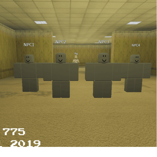 yarin backrooms trend Roblox game thumbnail
