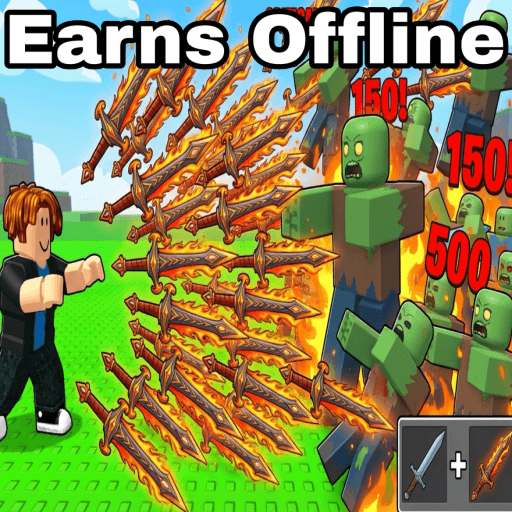 Merge Swords and Battle 🧟‍♂️  Roblox game stats
