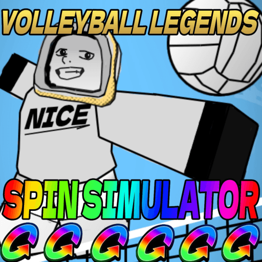 Volleyball Legends Spin Simulator Roblox game stats