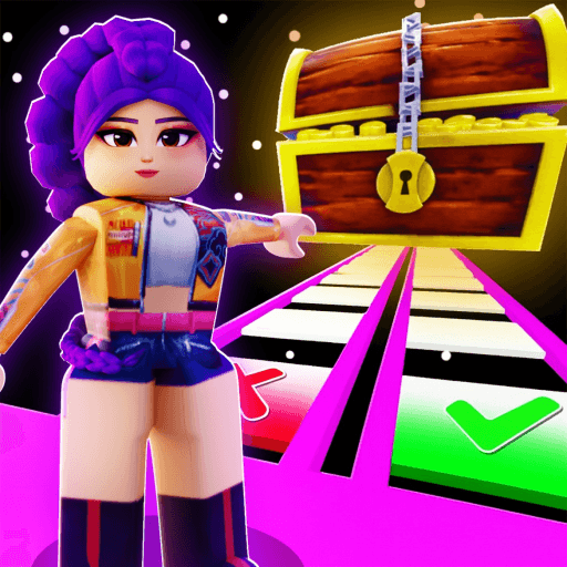IMPOSSIBLE KPop Demon Hunters Glass Bridge Roblox game thumbnail