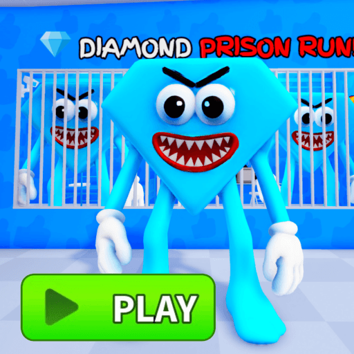 💎 DIAMOND SHAPE PRISON RUN! (Obby) Roblox gameplay screenshot