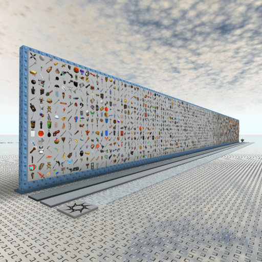 Biggest Gear Wall On Roblox Roblox game thumbnail