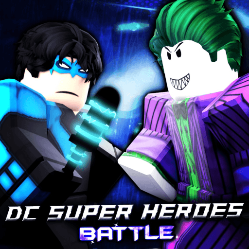DC SUPERHEROS BATTLE Roblox game thumbnail