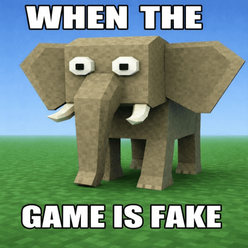 When the game is fake Roblox game thumbnail