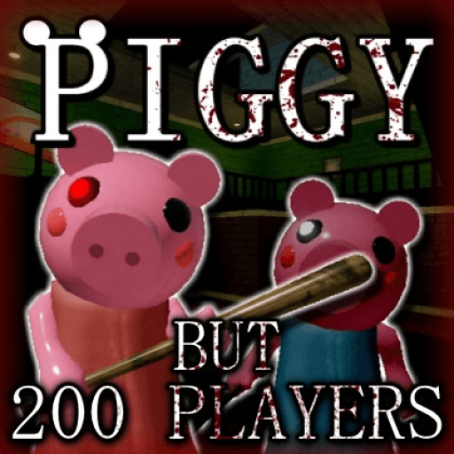 Piggy but It's 200 Players: Classic Edition Roblox game thumbnail